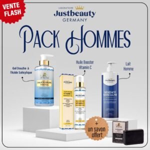 PACK HOMME GLOW – SÉRÉNITÉ + SAVON NOIR OFFERT